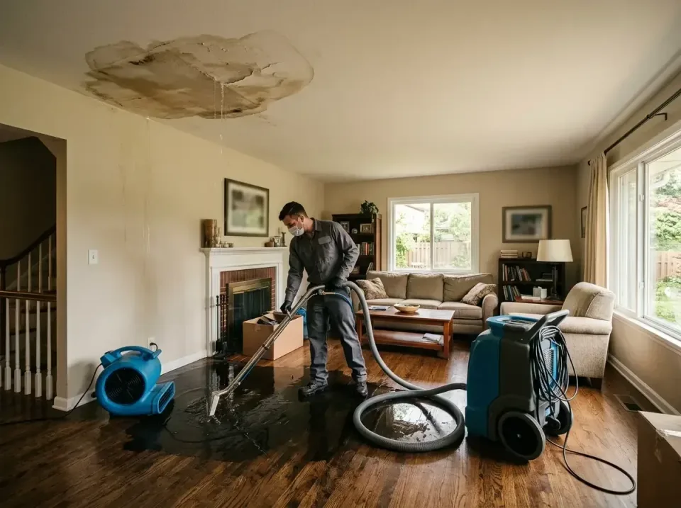attic-pipe-burst-ceiling-drip-008 — frequently asked questions, Water Damage Restoration & Carpet Care in East Lexington, VA